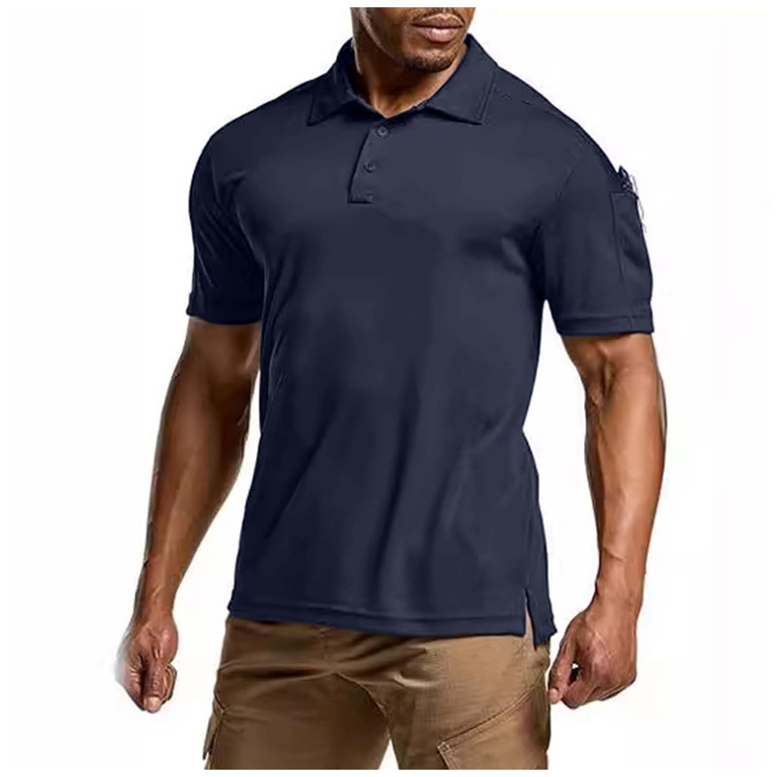 thumbnail image 2 of Camiseta de manga corta lisa con solapa para hombre: camiseta informal transpirable, estilo deportivo, combina con leggings/vaqueros, tallas S-XXXL., 2 of 6